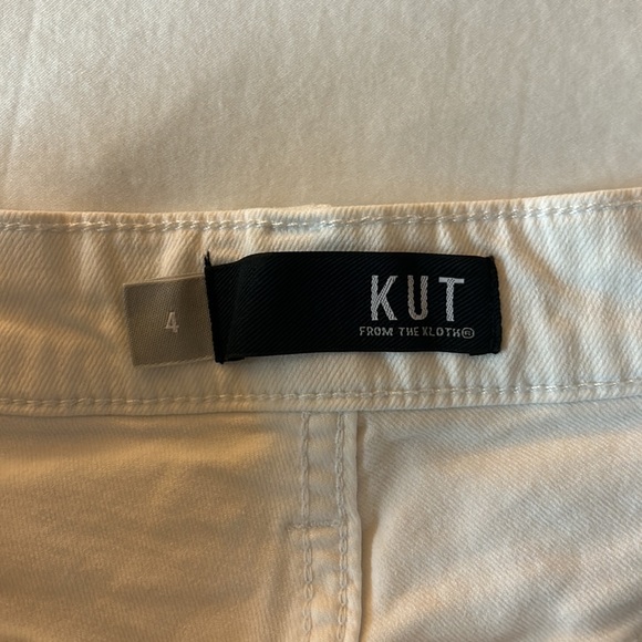 Kut from the Kloth White Jean Shorts - Picture 2 of 3